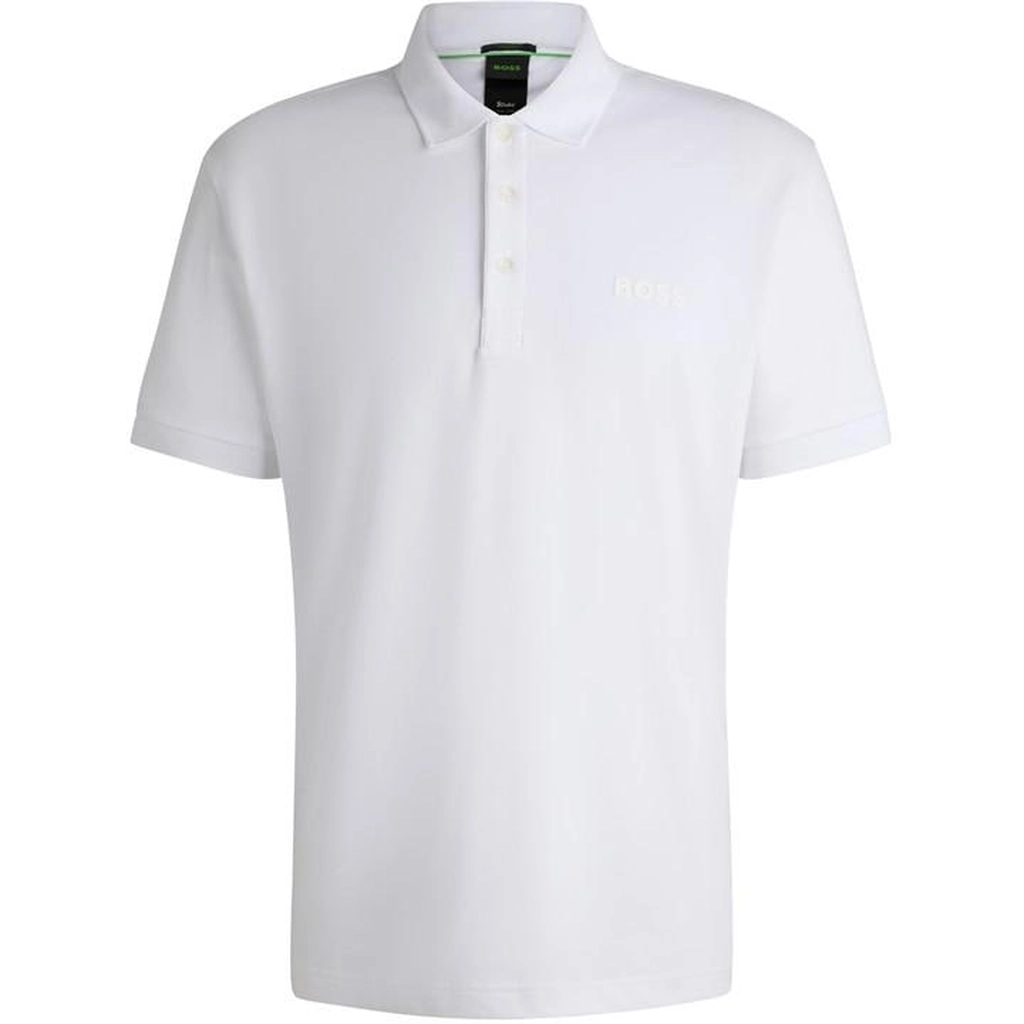 Hugo Boss Logo Polo Shirt - White